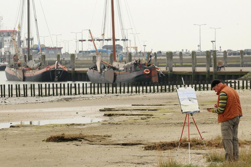 Wattenmeer, Malen mit 'Bleu et Vert'